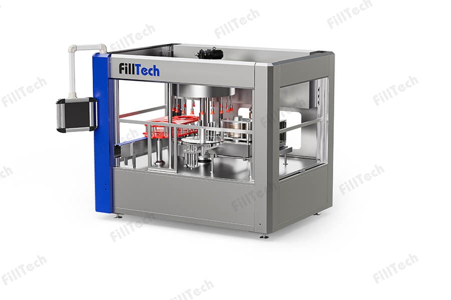 Hot melt adhesive labeling machine